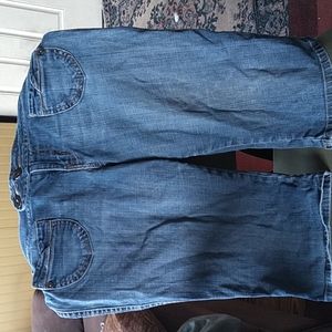 Grane double button crop jeans